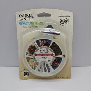 Yankee Candle Scentstories Home Fragrance Disc Merry Christmas New